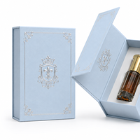 Boîte d'emballage magnétique écologique personnalisée pour parfum, avec gaufrage et revêtement UV, doublure en carton ondulé kraft pour flacons de parfum de luxe, idéale pour les cadeaux