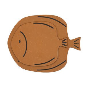 เขียงรูปทรงปลา ทำจากไม้คอมโพสิตน้ำหนักเบา ปลอดสาร BPA เขียงบาง ล้างในเครื่องล้างจานได้ สำหรับใช้ในครัว - Product Image 1