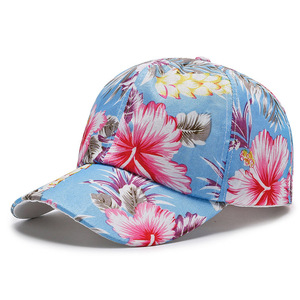 Casquette de baseball <span class=keywords><strong>en</strong></span> tissu imprimé tie dye, nouvelle collection printemps et été - Product Image 4
