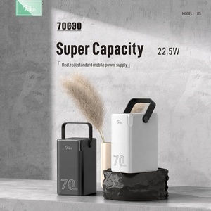 Konfulon xu hướng sản phẩm 2023 New arrivals ngân hàng điện 70000mAh USB 22.5 Wát max nhanh chóng sạc pin cho cắm trại ngoài trời - Product Image 2
