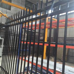 Panel y Puerta de Cerca de Hierro Forjado Galvanizado en Caliente con Marco de Aluminio, a Prueba de Roedores, Ecológico, Cerca para Piscina de 6 pies - Product Image 1