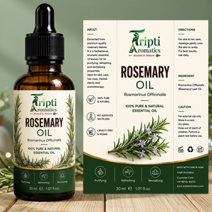 Huile Essentielle de Romarin Pure, Pressée à Froid, Parfum Doux, Qualité Supérieure, Hydratante pour les Soins des Cheveux et de la Peau - Product Image 2