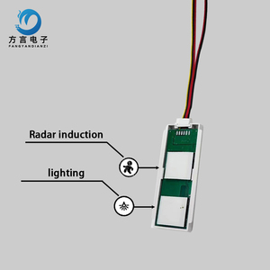 Akıllı aynalar için bir veya üç renk endüktif hareket Radar dokunmatik sensör anahtarı ile High-End 12V 60W LED ışık - Product Image 2