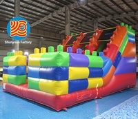 Château gonflable pour enfants et adultes, toboggan gonflable, jeux de sport en plein air, château gonflable personnalisé à vendre