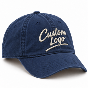 Gorras al por mayor: Gorra de béisbol de algodón personalizada con logo, bordado 3D, estilo 'Dad Hat' y diseño de fútbol. - Product Image 6