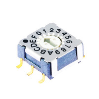 Encoders saklar putar dengan pegangan DIP SMD 6Pin 5Pin 4/8/10/16 posisi Mouse Mini potensiometer putar saklar pengodean