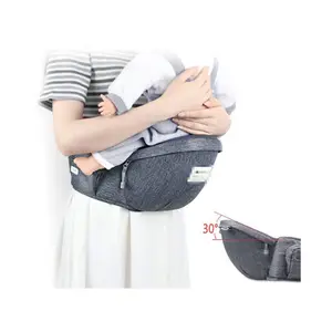 어린이 유아 유아 아기 엉덩이 좌석 캐리어 아기 허리 의자 조절 스트랩 버클 포켓 소프트