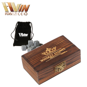 Yo gano piedra Bar accesorios 8 pcs whisky piedras en de madera regalo para mantener tu bebida prístino - Product Image 3