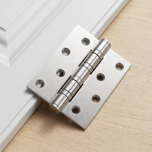 Charnières de porte à roulement à billes, charnières de porte robustes en acier inoxydable avec coins carrés pour portes et fenêtres - Product Image 1