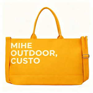Borsa Tote in Tela Personalizzata di Nuova Tendenza, Grande Capacità, Resistente, Monocolore, Borsa a Tracolla <span class=keywords><strong>da</strong></span> Viaggio per <span class=keywords><strong>Donne</strong></span> - Product Image 2