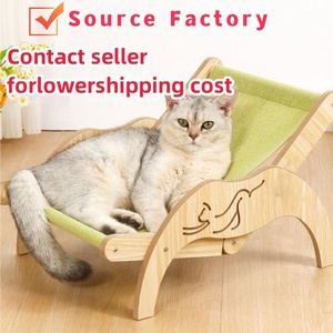 Kedi Scratcher kurulu ahşap çerçeve kedi tırmalama yatak 3 In 1 tırmalama sütunu Anti-Scratch oyuncaklar pençe kanepe kazıyıcı kediler için - Product Image 2