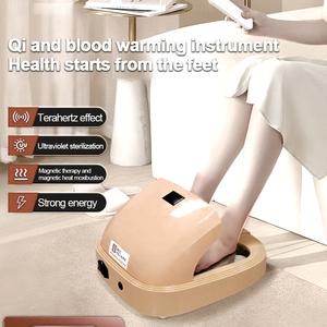 Touchscreen Desktop Foot Therapy Massager Built-in Dermabrasion Roller PTC Constant Heating Wireless Remote Household Salon Foot - Product Image 4