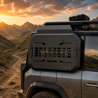 Boîte de rangement latérale pour fenêtre, support de rangement suspendu en maille, accessoires de modification extérieure tout-terrain pour ICAR 03 Jaecoo J6
