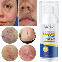 Gel Réparateur Rapide pour Cicatrices d'Acné et Vergetures, Crème Anti-Vergetures et Cicatrices pour le Corps et le Visage, Effet Raffermissant Post-Abdominoplastie