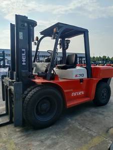 Heli 7 tonnes 99% prix de chariot élévateur <span class=keywords><strong>moins</strong></span> <span class=keywords><strong>cher</strong></span> nouveau moteur <span class=keywords><strong>diesel</strong></span> avec une bonne qualité Toyota Heli K70 chariot élévateur d'occasion à vendre - Product Image 2