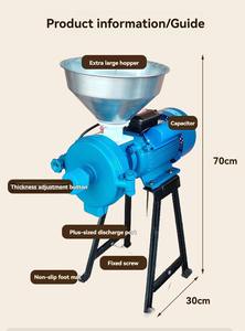 Pulvérisateur électrique humide et sec à quatre moulins à grains pour blé maïs grain sec piment <span class=keywords><strong>poivre</strong></span> noir 220v 110V - Product Image 5