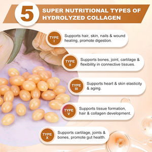 Mezcla de colágeno múltiple de alta calidad, probióticos, prebióticos y enzimas que promueven la salud de la piel y la síntesis de colágeno en cápsulas blandas. - Product Image 3