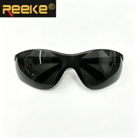 Lunettes de sécurité réutilisables à haute visibilité avec monture en PC, verres anti-rayures, certifiées EN166 pour les travaux de construction, marque REEKE, Chine