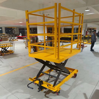 Table élévatrice à ciseaux électro-hydraulique pour entrepôt, à levage rapide, pour une productivité accrue