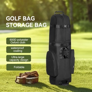 Bolsa de Viaje para Golf con Ruedas, Resistente, de Poliéster Oxford 600D, con Laterales Suaves, para Proteger los Palos de Golf - Product Image 6