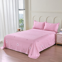 Vente flash Ensemble de housse de couette de luxe 4 pièces Ensemble de literie taille King Ensemble de draps en microfibre Housse de couette