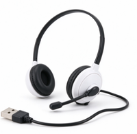 Headset Telepon RJ9 dengan Mikrofon Peredam Kebisingan, Bantalan Telinga Busa Lembut untuk Kantor Call Center Telepon Rumah