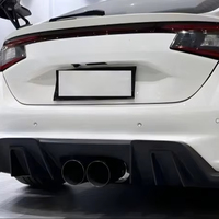 Diffuseur arrière en fibre de carbone personnalisable mat/brillant en option, type aileron de requin, pour Smart Fortwo 451 EQ Sport