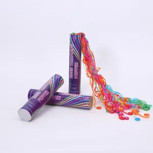 Confetti Shooter Hand Throw Streamers Confetti Shooter No Mess Paper Crackers For Birthday Wedding Party Celebrations