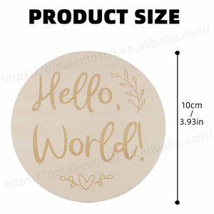 Bambino Mensile Milestone Carte di <span class=keywords><strong>Legno</strong></span> Baby Shower Segno Set da Regalo Neonato di <span class=keywords><strong>Legno</strong></span> Pietra Miliare Dischi Del Bambino Fotografia Puntelli - Product Image 5