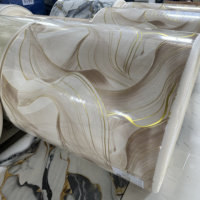 Papier peint PVC 3D autocollant, adhésif, amovible, imperméable, imitation bois, décoration murale