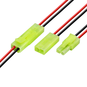 Mini-câble de connexion EL4.5 mâle et femelle, bornes enfichables, espacement 4,5 mm, 2P, vert, pour batterie et capteur - Product Image 1
