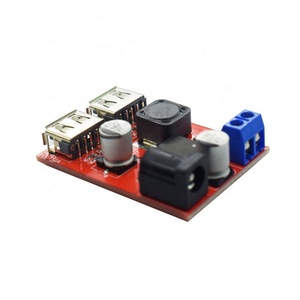 Module convertisseur abaisseur DC-DC double USB LM2596 LM2596S 9V 12V 24V 36V vers 5V 3A pour chargeur de voiture et alimentation solaire - Product Image 2