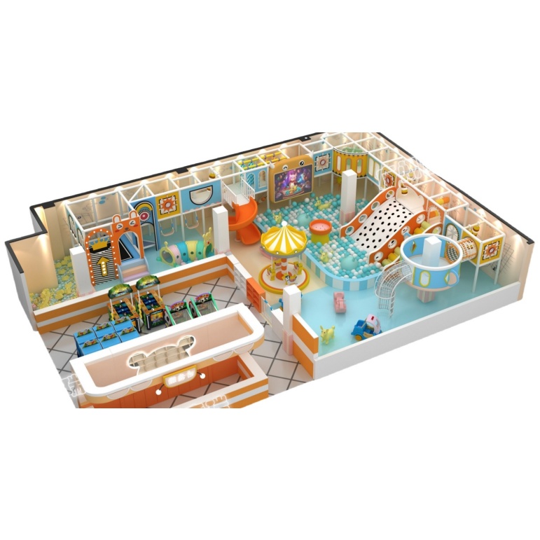 Children's Indoor Soft Play Set Kids Slideplay Area Playground for Amusement Park Foam Facilities for Sale