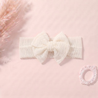 Nouveau bandeau large pour nouveau-né, doux et respirant, avec nœud, accessoires pour cheveux de bébé, protection de la fontanelle pour filles, idéal pour les séances photo mensuelles