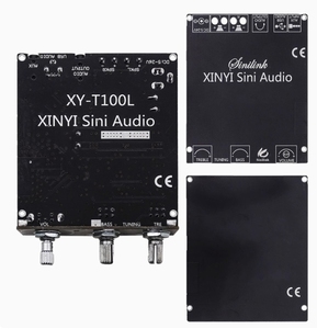 WGZX XY-T100L <span class=keywords><strong>Bluetooth</strong></span> <span class=keywords><strong>5.0</strong></span>, modul papan Amplifier Digital Stereo pengaturan Bass tinggi dan rendah dengan pra-amp 100W - Product Image 2