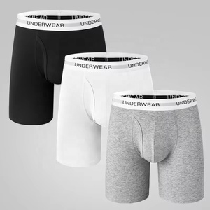I produttori hanno personalizzato gli Shorts della biancheria intima degli uomini del <span class=keywords><strong>cotone</strong></span> degli uomini gli Shorts del Boxer della dimensione più grande del Boxer per gli uomini Underpant - Product Image 3