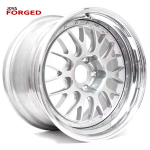 Cerchi <span class=keywords><strong>Japan</strong></span> <span class=keywords><strong>Racing</strong></span> a 2 Pezzi, Profilo Ribassato, 5x100 5x120, Cerchio 18x9.5 Oro Lucido Ghiacciato per Auto Sportive, Golf Car, Serie E-Class - Product Image 5