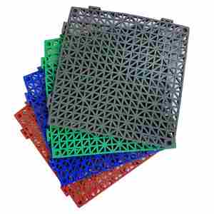 Tapis en PVC hydrophobe antidérapant bricolage conception creuse pour ménage salle de bain cuisine revêtement de sol en vinyle résistant à l'usure clic facile - Product Image 1