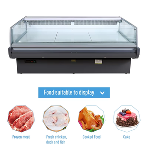 Supermercado Comercial Gran Negocio Congelador de doble puerta Estuches de exhibición de una sola temperatura Equipo de refrigeración alto - Product Image 4