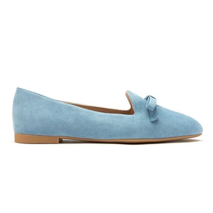 Guangzhou moda nuovo arrivo donna Slip on pelle scamosciata Casual Slip piatto su <span class=keywords><strong>ballerine</strong></span> <span class=keywords><strong>suola</strong></span> <span class=keywords><strong>in</strong></span> gomma per donna - Product Image 4