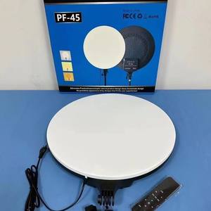 Panel de Luz LED de Brillo Regulable para Video, Estudio de Transmisión, Reuniones Zoom, Videoconferencias, Lámpara de Relleno Redonda para Fotografía - Product Image 6