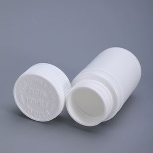 Trẻ Em Bằng Chứng Rỗng <span class=keywords><strong>Container</strong></span> Y Tế Sức Khỏe Dược Phẩm Trắng Vòng Chai Nhựa Thuốc Viên Nang - Product Image 3