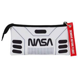 Karactermania Estuche Triple para Lápices 2.0 con Diseño de Nave Espacial de la NASA, Blanco - Product Image 3