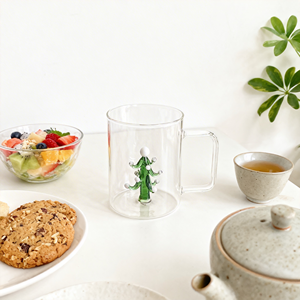 Vaso <span class=keywords><strong>de</strong></span> Doble Pared <span class=keywords><strong>de</strong></span> Vidrio Borosilicato <span class=keywords><strong>de</strong></span> 50-100 ml, Taza Estrella <span class=keywords><strong>con</strong></span> Asa, Libre <span class=keywords><strong>de</strong></span> BPA, Logotipo Personalizado Disponible para Venta al por Mayor y al Detal - Product Image 6