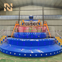 Manèges commerciaux Nova Rides 24P Crazy Disco DT-24-Blue Tagada pour parcs d'attractions, Manèges Crazy Dance Disco Tagada
