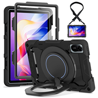 Étui robuste pour Redmi Pad 2 11" 2025, Housse de tablette antichoc robuste avec support et sangle, Vente en gros OEM ODM