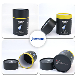 Carton biodégradable écologique personnalisé vide en poudre alimentaire kraft en poudre tube de papier d'emballage de sel d'épices avec shaker supérieur - Product Image 4