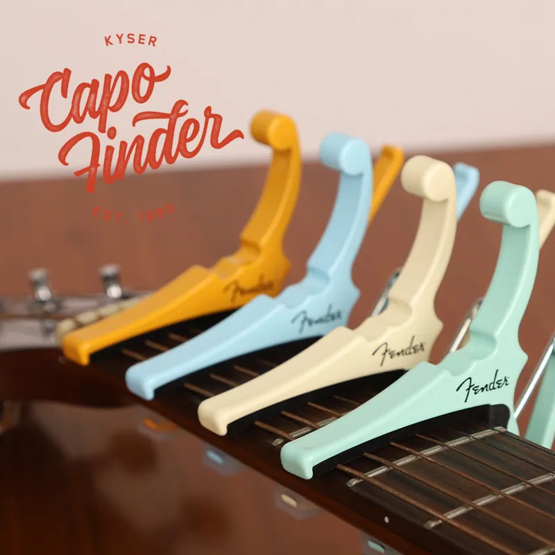 Mới ban đầu kyser và chắn bùn hợp tác sản phẩm guitar Capo chuyên nghiệp kyser Guitar Ukulele Bass Capo