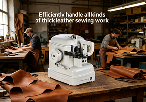 Heißer Verkauf: FS-600 Industrielle Hochleistungs-Ledernähmaschine mit Motorgetriebe und Lager, 220V, 1 Jahr Garantie, 45kg, 660x650x530mm - Product Image 4