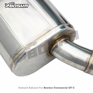 Sistema de Escape de Acero Inoxidable, Silenciador Catback con Diseño de Tubo en X para Bentley Continental GT C/GTC V8 4.0T 2014-2017 - Product Image 3